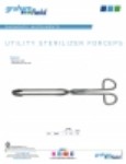 Product Sheet - Utility Sterilizer Forceps